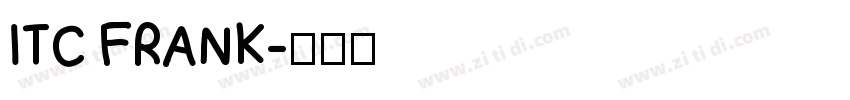 ITC FRANK字体转换